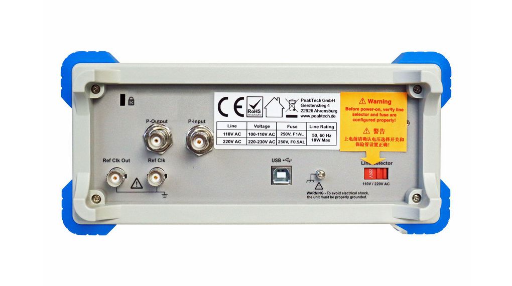 P 4124 A | PeakTech Function Generator, 2x 10MHz | Distrelec Germany